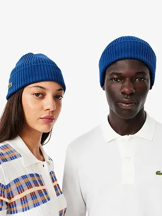 LACOSTE | Mütze - Beanie | blau